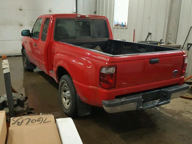 1FTYR44V53PA48921 - 2003 FORD RANGER SUP RED photo 3