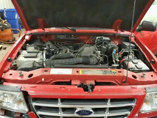 1FTYR44V53PA48921 - 2003 FORD RANGER SUP RED photo 7