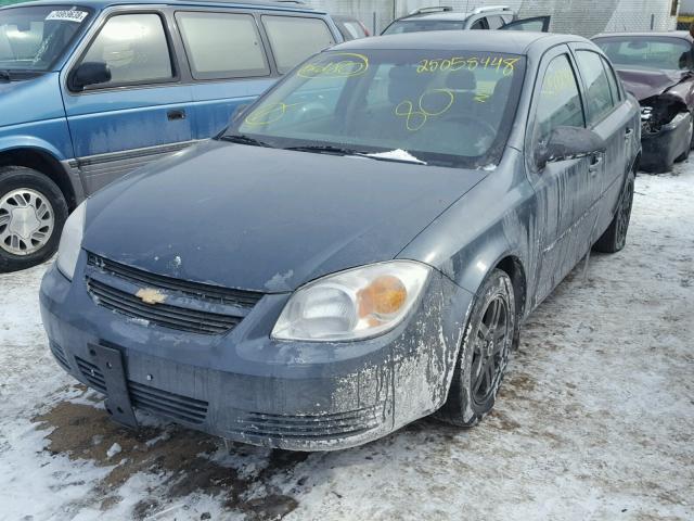 1G1AK52F157592898 - 2005 CHEVROLET COBALT BLUE photo 2