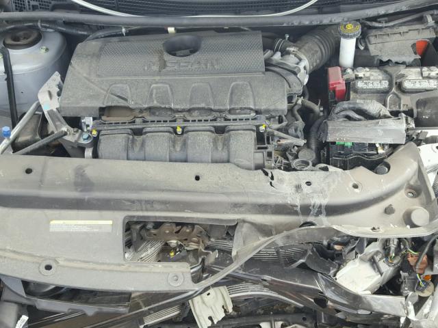 3N1AB7AP6GL676021 - 2016 NISSAN SENTRA S SILVER photo 7