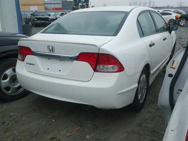 2HGFA164X9H022492 - 2009 HONDA CIVIC DX-G WHITE photo 3