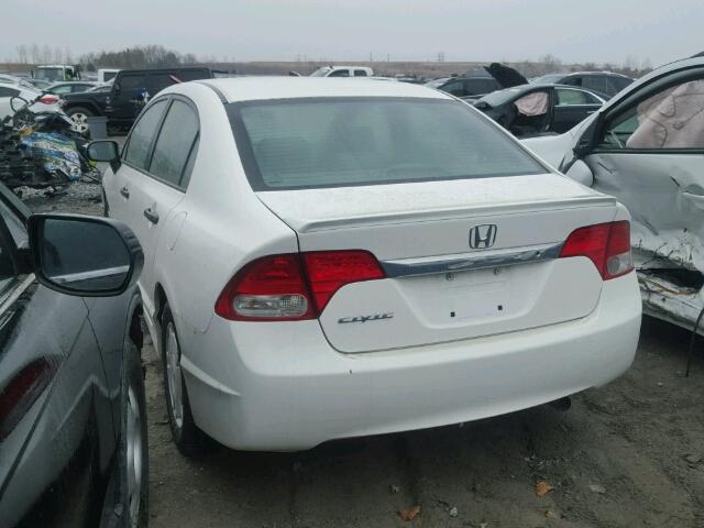 2HGFA164X9H022492 - 2009 HONDA CIVIC DX-G WHITE photo 4