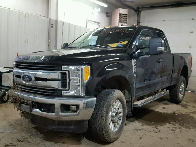 1FT8X3B63HEB20861 - 2017 FORD F350 SUPER BLACK photo 2