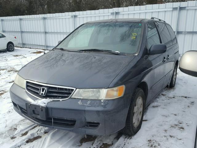 5FNRL18934B082773 - 2004 HONDA ODYSSEY EX GRAY photo 2