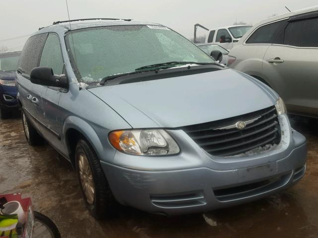 1A4GP45R06B585534 - 2006 CHRYSLER TOWN & COU BLUE photo 1