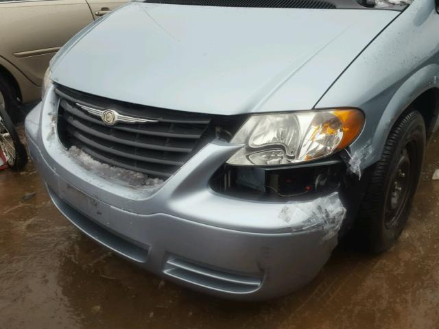 1A4GP45R06B585534 - 2006 CHRYSLER TOWN & COU BLUE photo 9