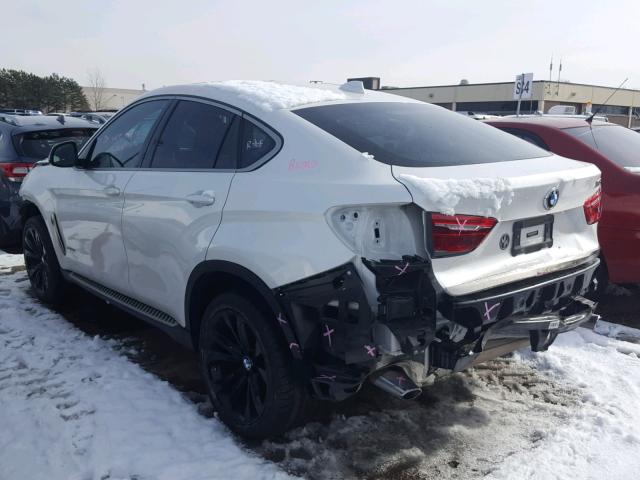 5UXKU2C58G0N81725 - 2016 BMW X6 XDRIVE3 WHITE photo 3