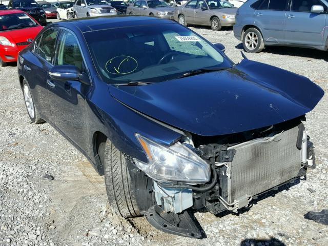 1N4AA5AP2AC801156 - 2010 NISSAN MAXIMA S BLUE photo 1