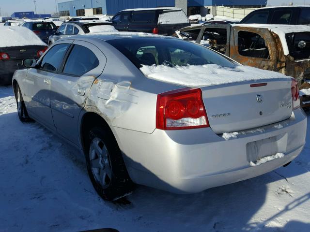 2B3CA3CV5AH227332 - 2010 DODGE CHARGER SX SILVER photo 3