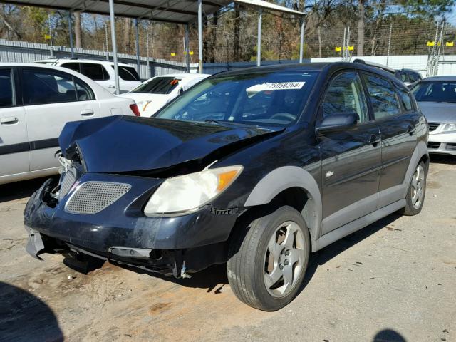 5Y2SL65896Z421320 - 2006 PONTIAC VIBE BLACK photo 2