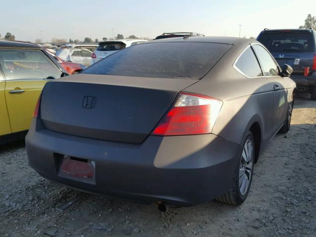 1HGCS12898A021212 - 2008 HONDA ACCORD EXL BLACK photo 4