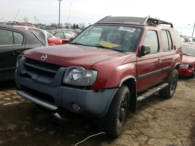 5N1MD28Y92C602131 - 2002 NISSAN XTERRA SE RED photo 2