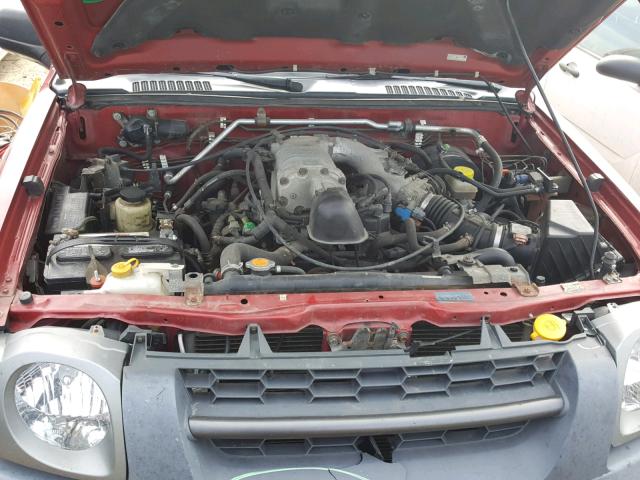 5N1MD28Y92C602131 - 2002 NISSAN XTERRA SE RED photo 7