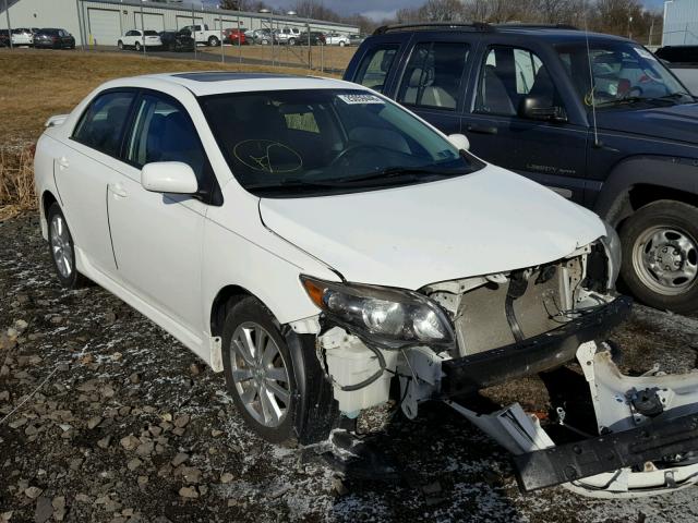 2T1BU40EX9C147882 - 2009 TOYOTA COROLLA BA WHITE photo 1