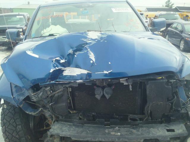 1D3HV18T99S758341 - 2009 DODGE RAM 1500 BLUE photo 7