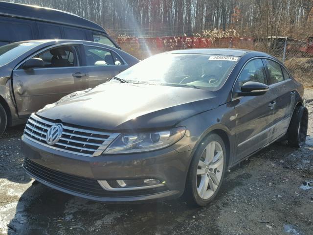 WVWRN7AN6DE524709 - 2013 VOLKSWAGEN CC LUXURY BROWN photo 2