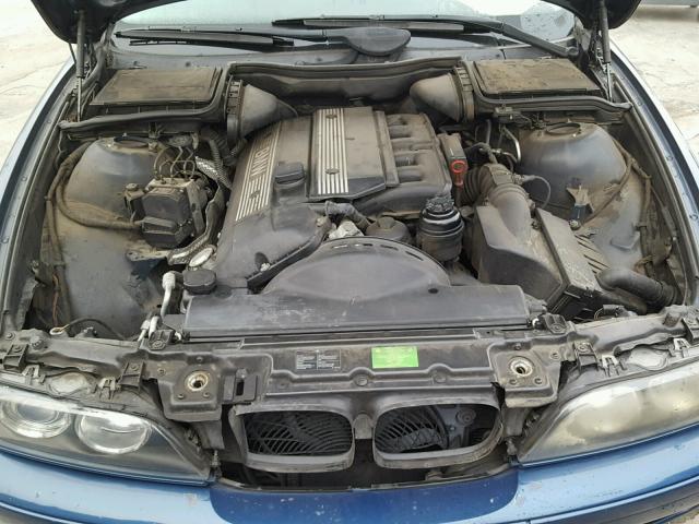 WBADT43413G032480 - 2003 BMW 525 I AUTO BLUE photo 7