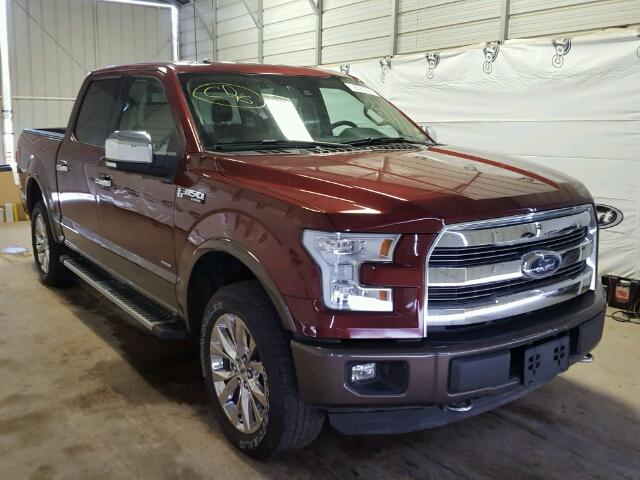 1FTEW1EG4GKF16814 - 2016 FORD F150 SUPER BURGUNDY photo 9