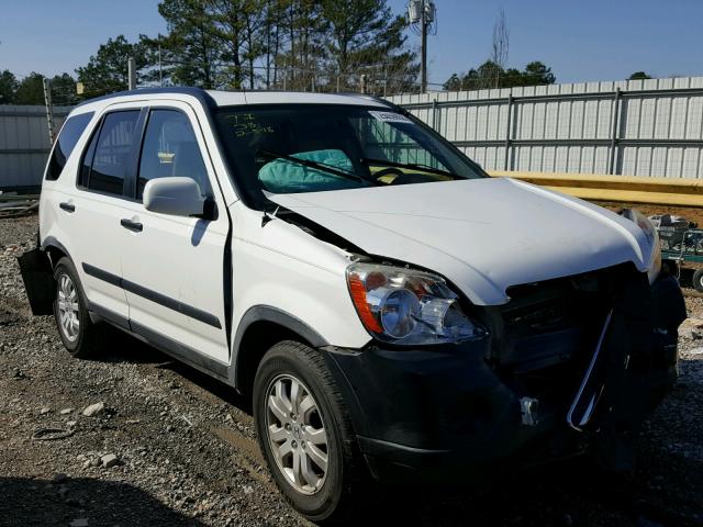 JHLRD78815C022905 - 2005 HONDA CR-V EX WHITE photo 1