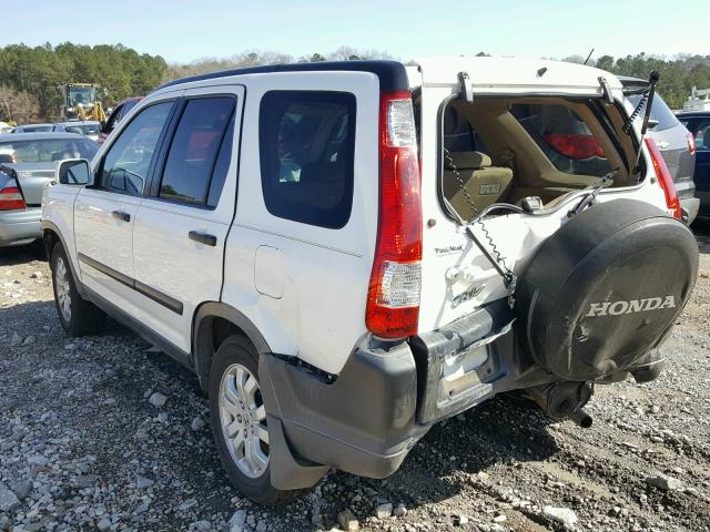 JHLRD78815C022905 - 2005 HONDA CR-V EX WHITE photo 3