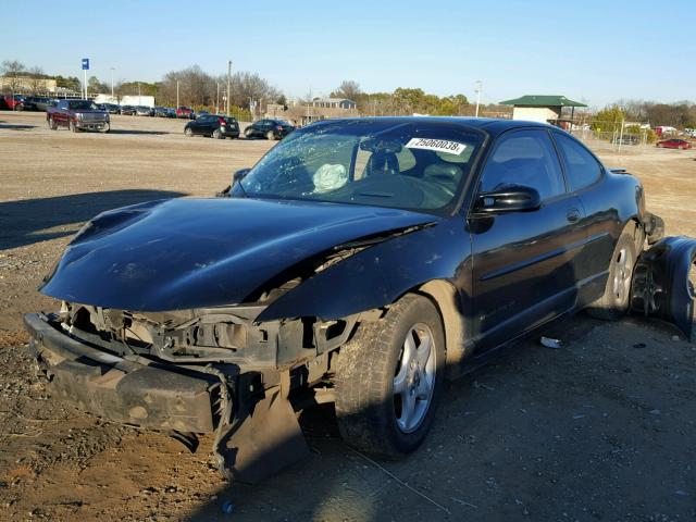 1G2WP12K1XF242561 - 1999 PONTIAC GRAND PRIX BLACK photo 2