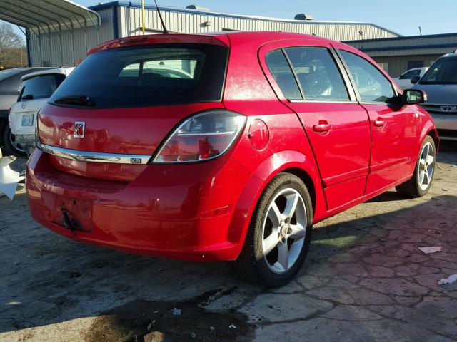 W08AT671985060119 - 2008 SATURN ASTRA XR RED photo 4