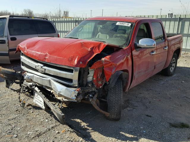 2GCEK13C981277189 - 2008 CHEVROLET SILVERADO RED photo 2