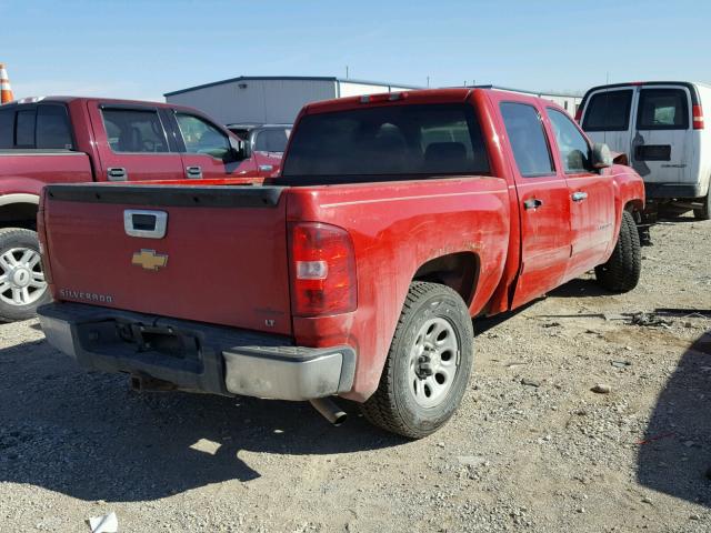 2GCEK13C981277189 - 2008 CHEVROLET SILVERADO RED photo 4