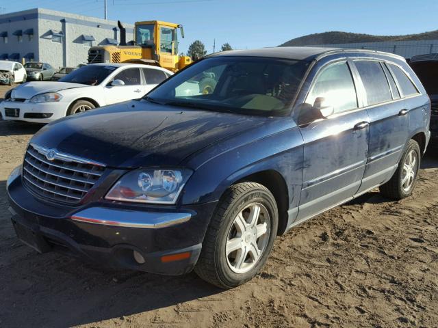 2C8GF68415R253556 - 2005 CHRYSLER PACIFICA T BLUE photo 2