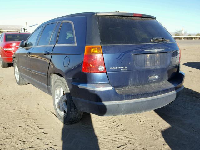 2C8GF68415R253556 - 2005 CHRYSLER PACIFICA T BLUE photo 3