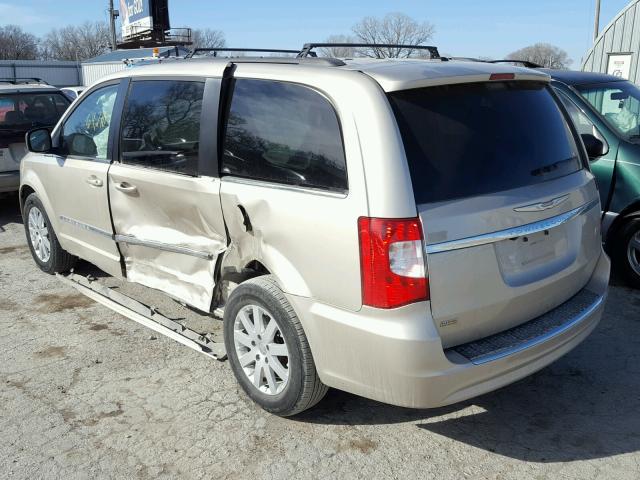 2C4RC1BG3ER357636 - 2014 CHRYSLER TOWN & COU BEIGE photo 3