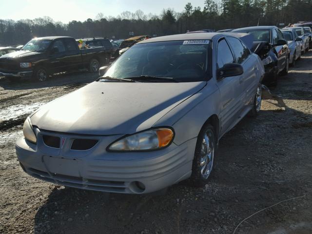 1G2NF52E7YM763782 - 2000 PONTIAC GRAND AM S SILVER photo 2