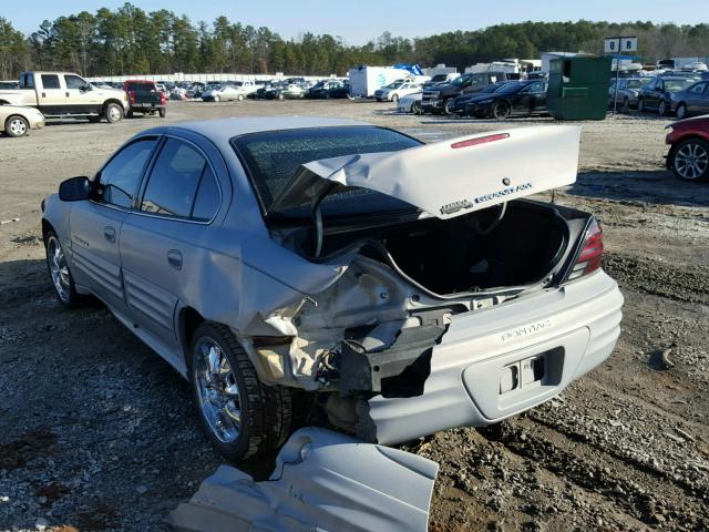 1G2NF52E7YM763782 - 2000 PONTIAC GRAND AM S SILVER photo 3