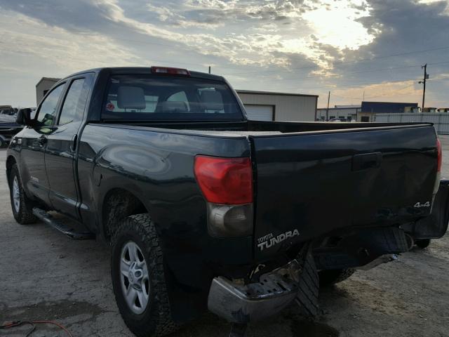 5TFBV54108X076251 - 2008 TOYOTA TUNDRA DOU GREEN photo 3