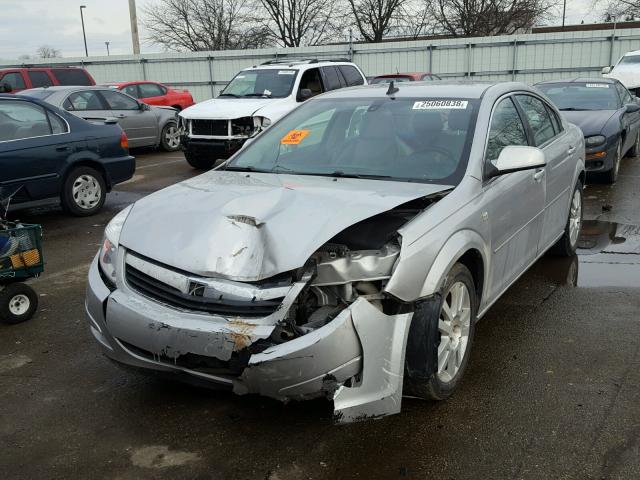 1G8ZS57N88F267406 - 2008 SATURN AURA XE GRAY photo 2