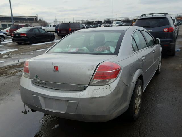 1G8ZS57N88F267406 - 2008 SATURN AURA XE GRAY photo 4