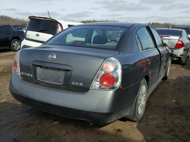 1N4AL11D75N435150 - 2005 NISSAN ALTIMA S GRAY photo 4