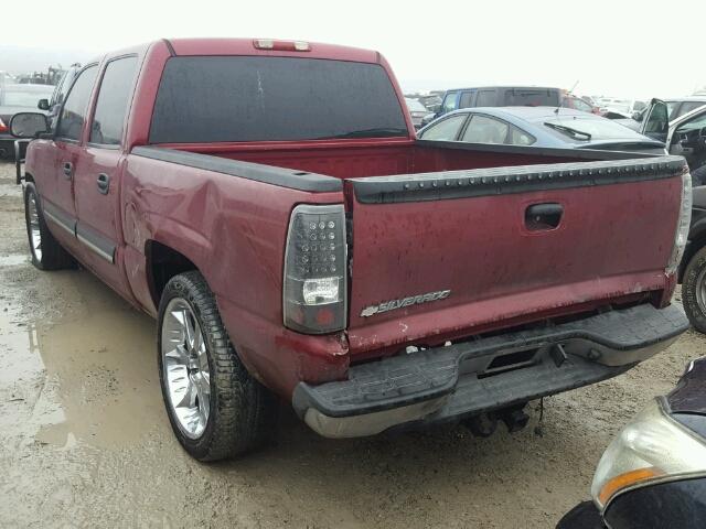 2GCEC13V071134418 - 2007 CHEVROLET SILVERADO RED photo 3