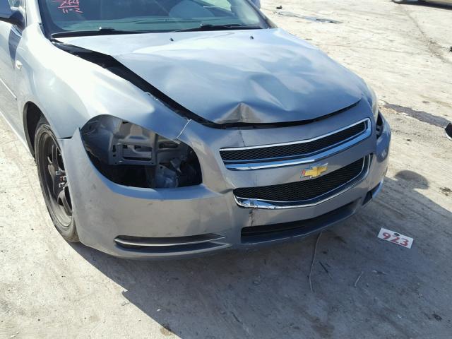1G1ZH57B48F155219 - 2008 CHEVROLET MALIBU 1LT 灰色 照片 9