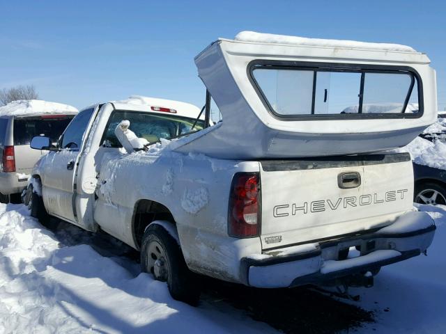 1GCEC14V26E289399 - 2006 CHEVROLET SILVERADO WHITE photo 3