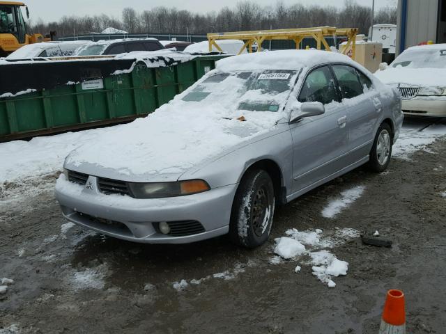 4A3AA46H02E117070 - 2002 MITSUBISHI GALANT ES SILVER photo 2