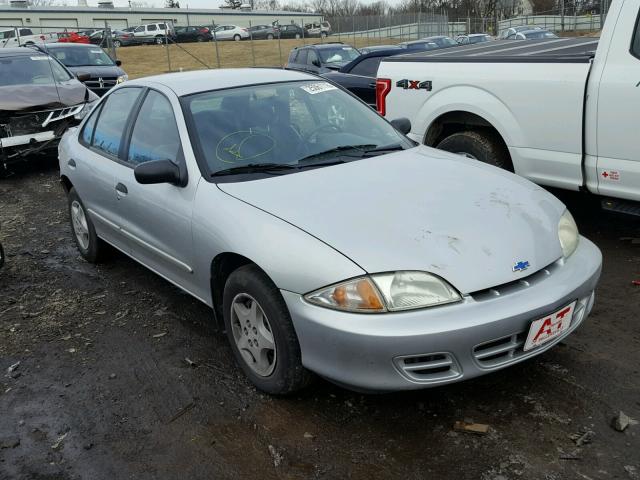 1G1JC524027480939 - 2002 CHEVROLET CAVALIER B SILVER photo 1