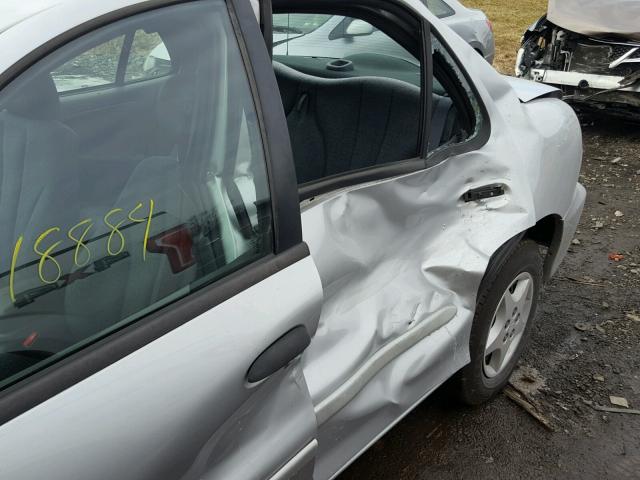 1G1JC524027480939 - 2002 CHEVROLET CAVALIER B SILVER photo 9