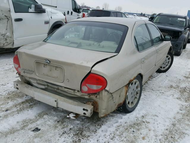 JN1CA31D11T628570 - 2001 NISSAN MAXIMA GXE TAN photo 4