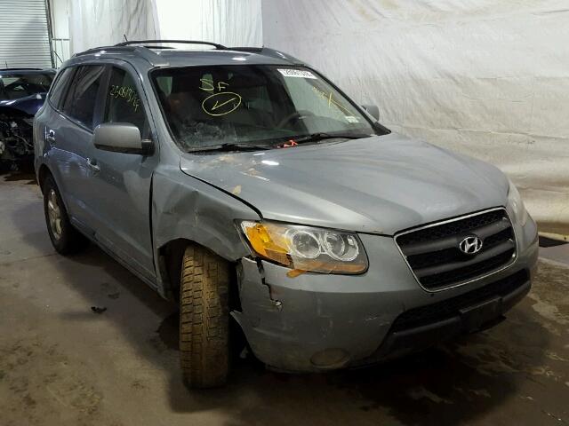 5NMSG73D37H124785 - 2007 HYUNDAI SANTA FE G BLUE photo 1