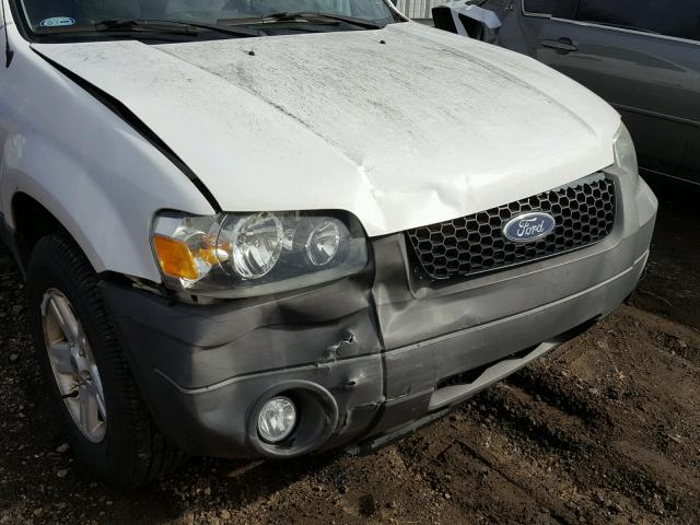 1FMYU59H97KB96107 - 2007 FORD ESCAPE HEV WHITE photo 9