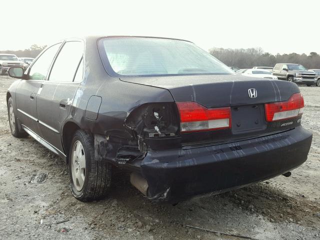 1HGCG16511A080536 - 2001 HONDA ACCORD EX BLACK photo 3