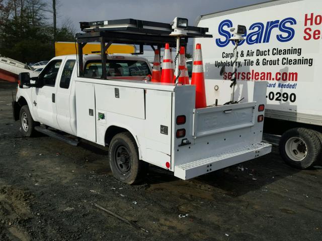 1FD7X2BT5EEA61749 - 2014 FORD F250 SUPER WHITE photo 3