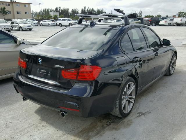 WBA3B9G58ENR91520 - 2014 BMW 335 XI BLACK photo 4