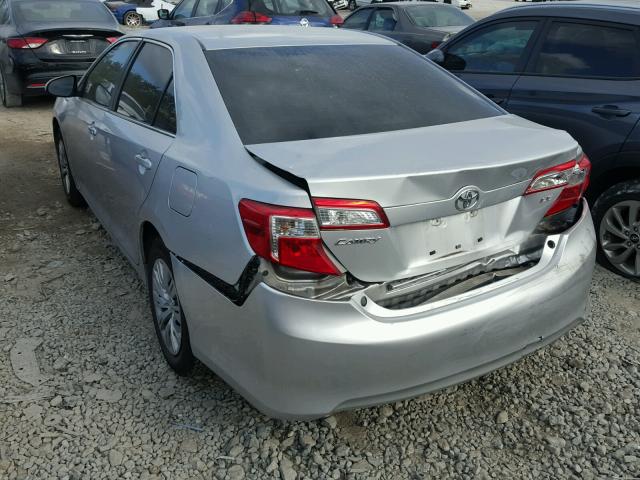 4T1BF1FK9CU058803 - 2012 TOYOTA CAMRY BASE SILVER photo 3